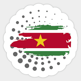 Proud Suriname Sticker